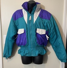 Vintage 90s Edelweiss Women’s Ski Jacket Colorblock Medium