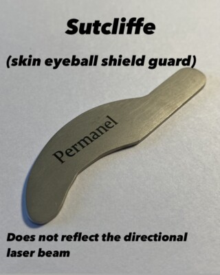 Sutcliffe guard Eye shield Protection Laser Tattoo Remove