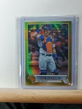 2022 TOPPS Series 1 Baseball James McCann base GOLD Foil/HOLO card # 256