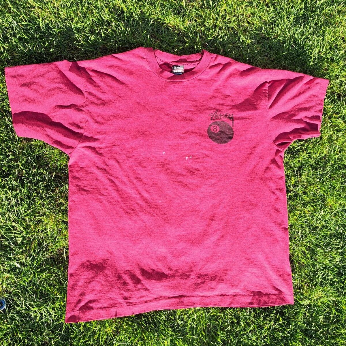 Vintage Stussy 8 ball T-shirt Fruit of the Looms Made in USA Vintage Stussy 8 ball T-shirt Fruit of the Looms Made in USA