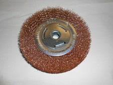 HIGHTBRUSH 91760 6'' X 1'' X 5/8'' ARBOR BRONZE COPPER WIRE WHEEL BRUSH