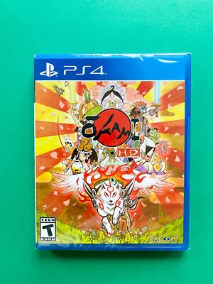 Okami HD PS4 Game(Sony PlayStation 4, 2017) RARE Capcom BRAND NEW FACTORY SEALED