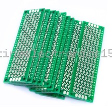 50PCS Double Side Prototype PCB Tinned Universal Breadboard 2x8cm 20mmx80mm FR4