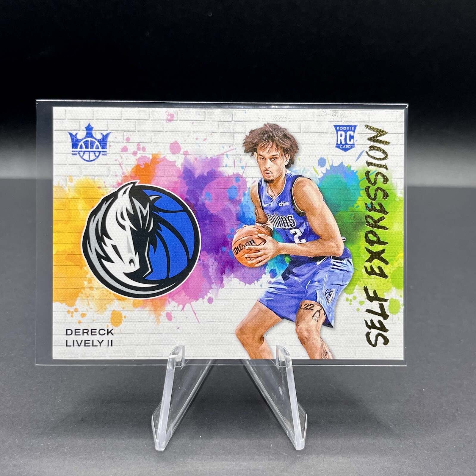 Dereck Lively II 2023-24 Court Kings #6 Self Expression Dallas Mavs Rookie RC