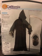 California Costumes Child Grim Reaper Deluxe Costume - Child Size Large 10-12 