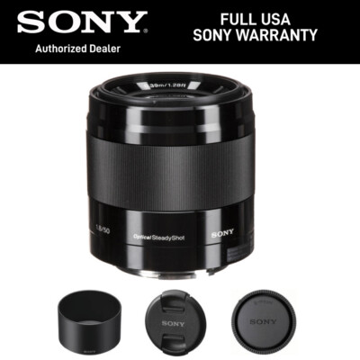 Sony E 50mm f/1.8 OSS Lens (Black)