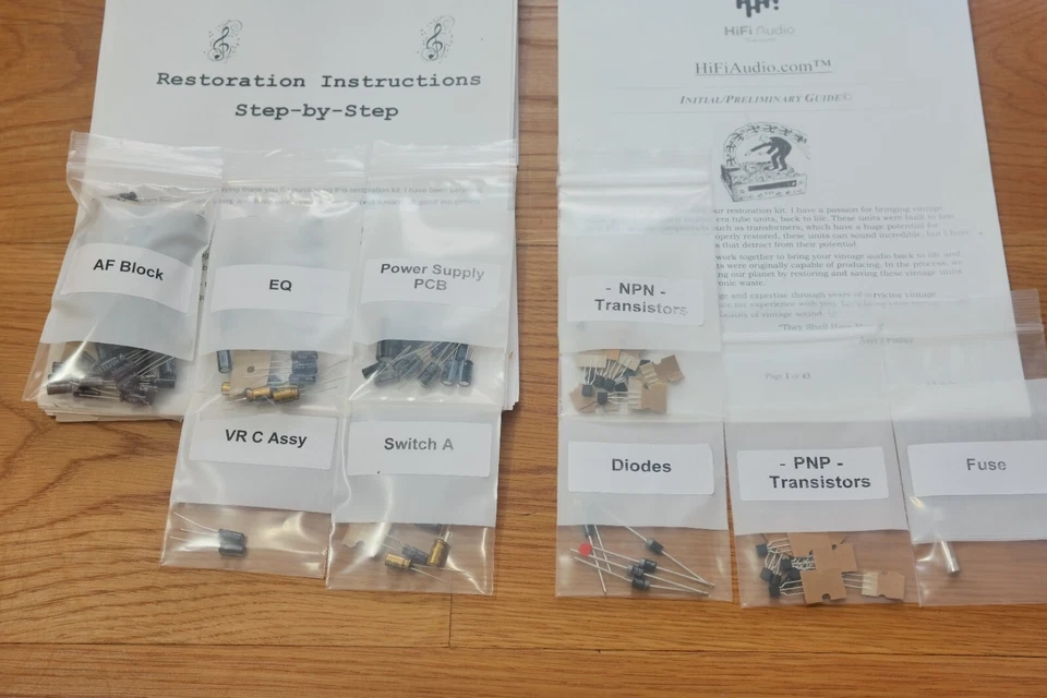 Pioneer c90 preamplificador reconstrucción restauración recapitulación kit de servicio reparación condensador Foto 2 de 4