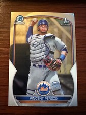2023 Bowman Chrome Prospects #BCP-102 Vincent Perozo - New York Mets