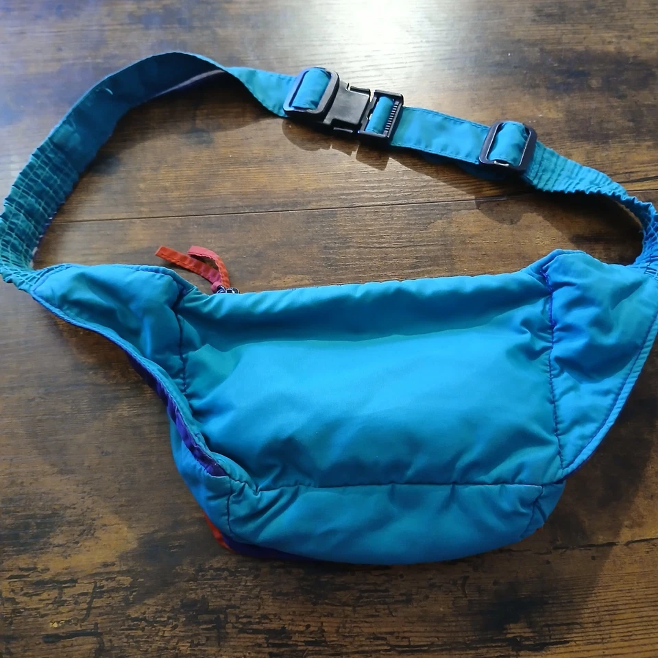 Pacote de cintura vintage década de 1990 Columbia cores brilhantes bumbum de esqui retrô Y2K - Imagem 4 de 4