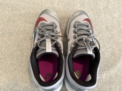 Nike Alpha Huarache Elite 4 Grey Rainbow Mens Size 14 FZ3328  display picture 1