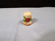 Franciscan Apple Pattern Ceramic Thimble INV2