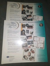 2 Creative Memories White Refill Pages 12x12 15 Sheets 30 Pgs RCM-12S Old Style