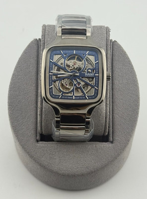Rado True Square Automatic Open Heart Ceramic Watch R27083202 Brand New In Box