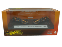 Hot Wheels Premium 2025 F1 2-Pack Mclaren Formula 1 Team JMM91 1:64 *Neu & Ovp*