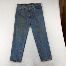 Vintage Levis Jeans 550 XX Light Wash Made In USA Mens 40x30 (38.5x29) 1992