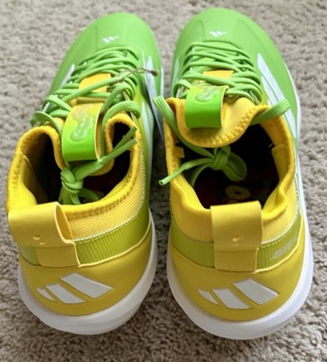NEW Adidas Adizero TPU Candy Pack Baseball Cleats JR7827 Size 11.5 Lucid Lime #1 Adidas Adizero Impact TPU Candy Baseball Cleats Lemon Lime  main image 2