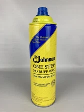 SC Johnson One Step No Buff Wax Fine Wood Floor Care 22 Fl Oz Can (70% + Full)