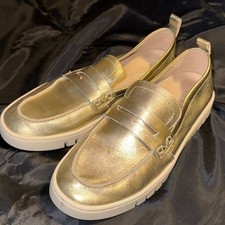 Vionic Uptown Leather Packable Travel Penny Loafers size 8 EUC