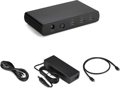 Amazon Basics Thunderbolt 4 Docking Station, Dual 4K@60Hz Display Support