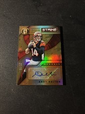 2019 Gold Standard Andy Dalton Gold Strike Auto 22/25 Bengals GS-AD