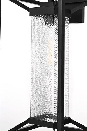 Elegant Lighting Willington 12" Outdoor Wall Sconce in Black - Picture 5 of 8