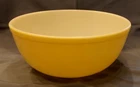 Vintage Pyrex Primary Yellow 4 Quart Mixing Nesting Bowl Large #404 Made In USA