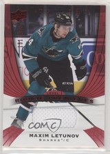 2020 Trilogy Rookie Premieres Red Foil Jerseys 151/499 Level 1 Maxim Letunov a2v
