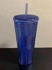 Walt Disney World 50th Anniversary Geometric Starbucks Tumbler with Straw – Blue