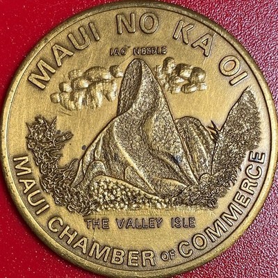 HAWAII 1973 SO CALLED DOLLAR MAUI IAO NEEDLE LAHAINA SPELLING ERROR 2MD-930 (c1)