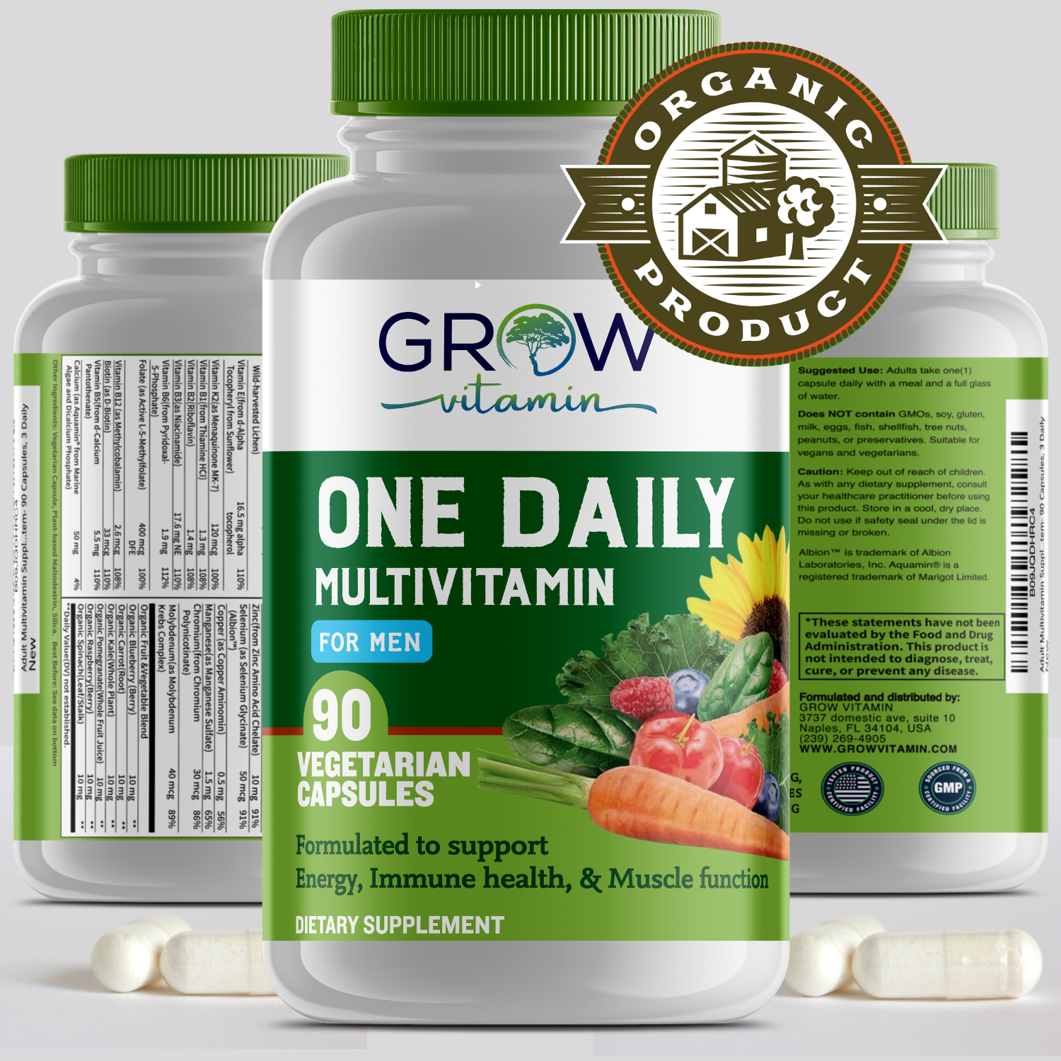 One A Day Men's Complete Multivitamin Tablets - 300 Count