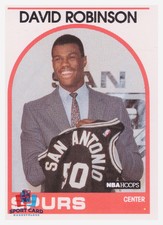 1989-90 NBA Hoops #138 David Robinson / San A...