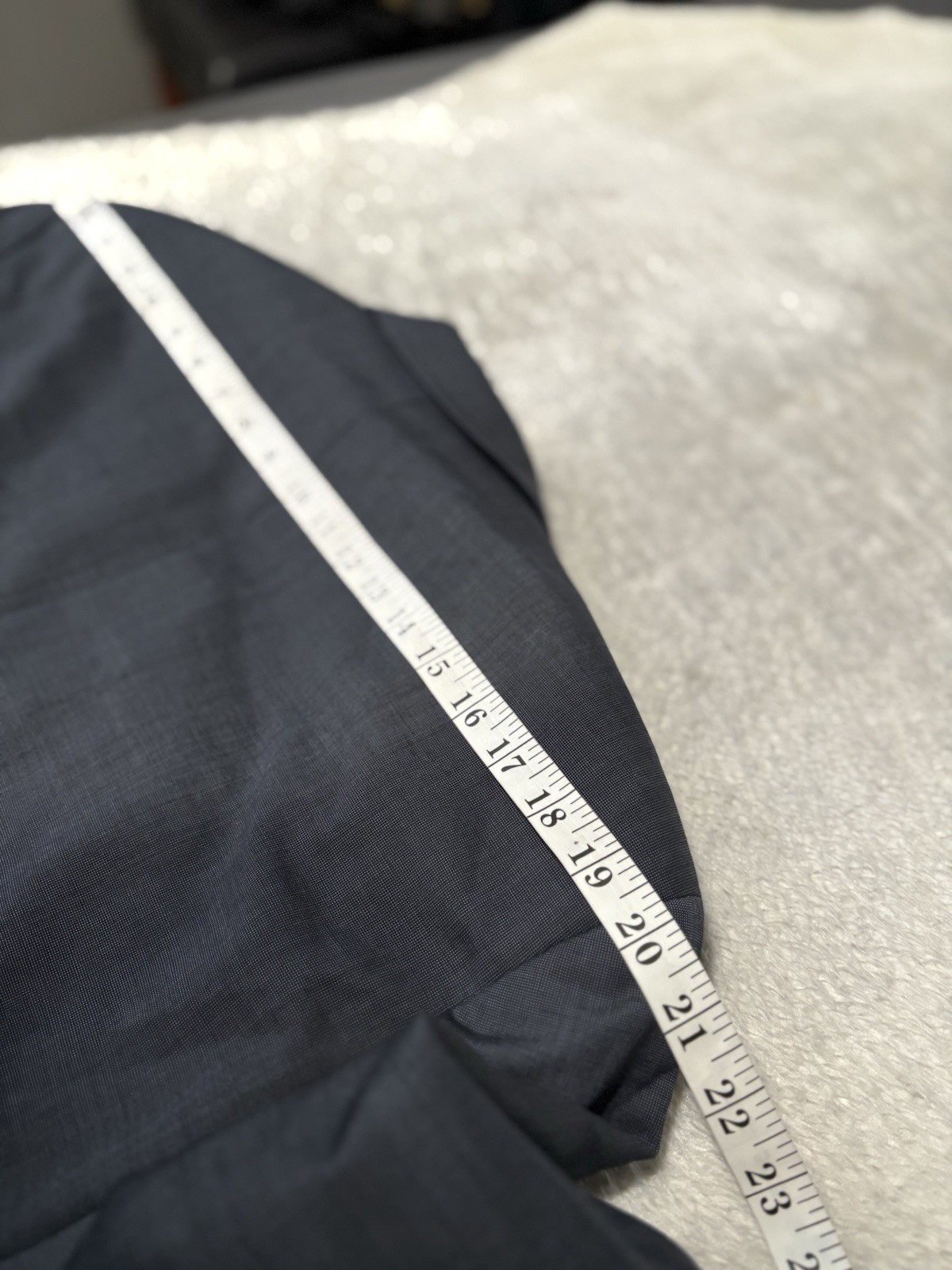 Hugo Boss Mens Blue Wool 3 Button Sport Blazer Jacket Size 42R Super 100 thumbnail 7