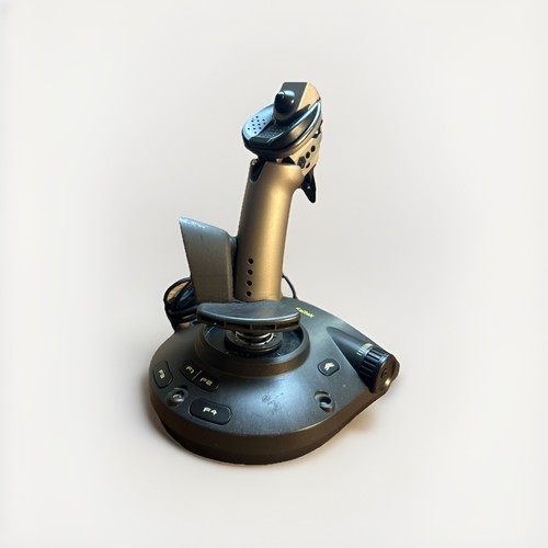 Saitek Cyborg 3D Gold USB Flight Stick Controller For PC Computer ...