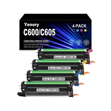 C600/C605 Drum Cartridge Unit (4-Pack) Replacement for 108R01488 108R01485 10...