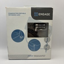ENGAGE COMBINATION PORTABLE NOTEBOOK LOCK 5 FT CABLE