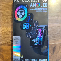 Reflex Active AMOLED Calling Smart Watch Always-on Bluetooth 35.5mm Black