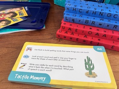 Learning Resources Reading Rods Spelling Set HUGE LOT of 196 Pieces LER 7131