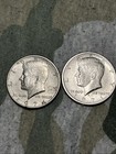 Lot Of 2 1971 Half Dollars( One Denver And One Philadelphia Mint) — photo 1