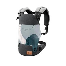 Lionelo Porte-Bébé Margareet Q-Essence 3 Positions Coton Gris Maternity-Bag
