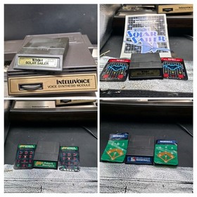 Vintage Mattel Intellivision Console Bundle w/ IntelliVoice + Games &ndash; Tested