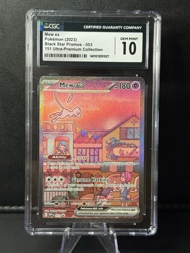 Pokemon Mew ex 151 Ultra Premium Collection Promo SVP 053 CGC GEM MINT 10