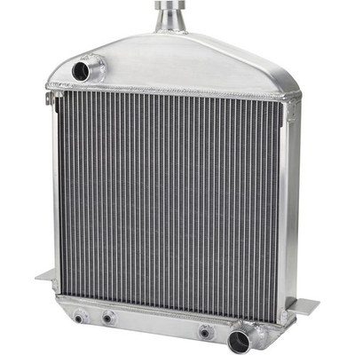 #ad Speedway 1917 1923 T Bucket Buffed Aluminum Radiator Fits Chevy Outlets $298.99