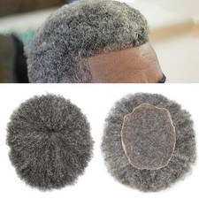 Hair Units for Black Men All Lace Afro Curly African American Toupee Hairpieces