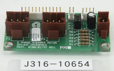 10654 APPLIED MATERIALS PCB 5 Phasen Schrittmotor Treiber Interface 0100-01792