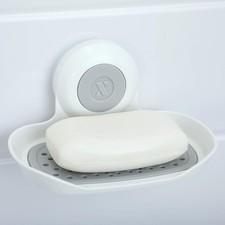 SlipX Soluts Strong Hold Soap Saver, Suct Cup Soap Holder, Must Have
