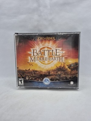 The Lord Of The Rings Battle For Middle-Earth- PC CD-ROM-2004- 4 CD Damaged Case