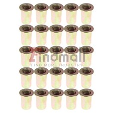 Carbon Steel M6 Metric Rivet Nut Flat Head Threaded Insert Nutsert 100 Pack
