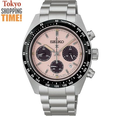 【SEIKO】セイコー メカニカル デイト Seiko Prospex SPEEDTIMER SBDL127 Pink Solar Chronograph Sapphire