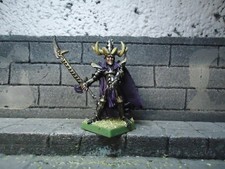 warhammer fantasy dark elves malekith the witch king on foot unreleased metal
