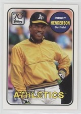 2021 Topps 70 Years of Baseball Series 2 Rickey Henderson #70YT-19 HOF s1i